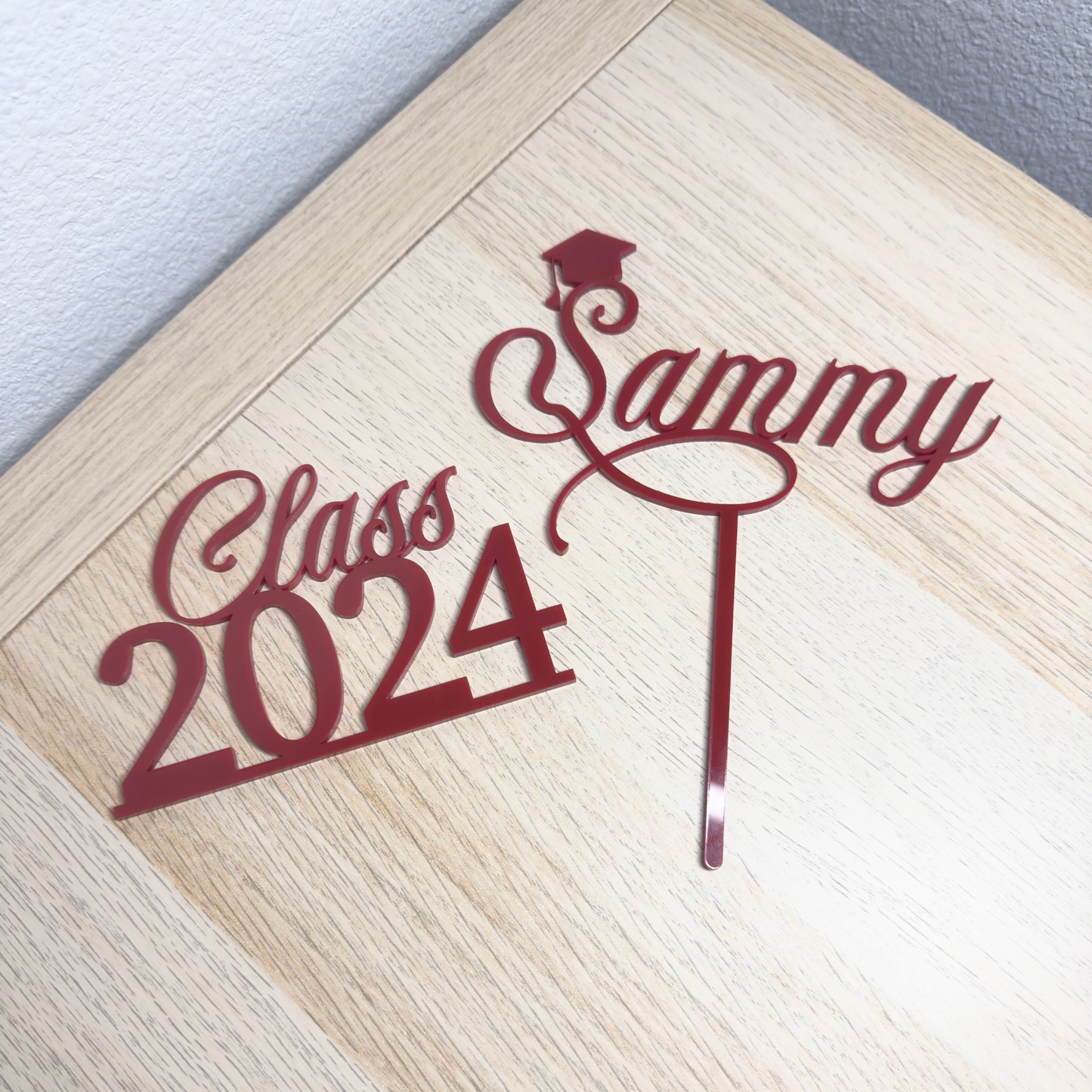 Graduate Name Cake Topper