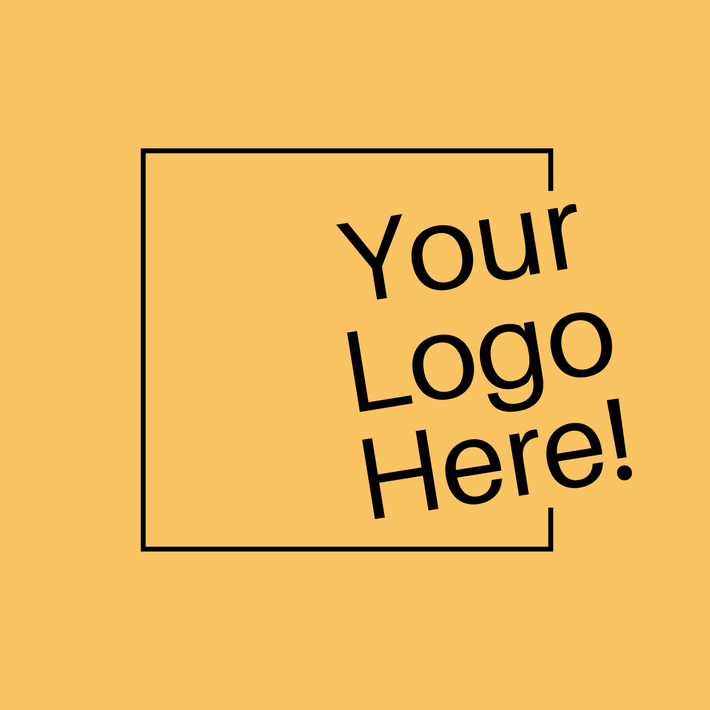 Graphic image promoting logo building