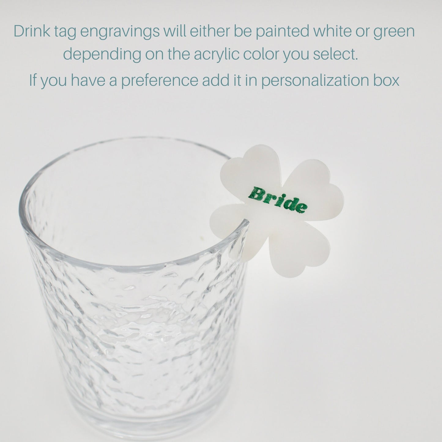 Shamrock Drink Tags