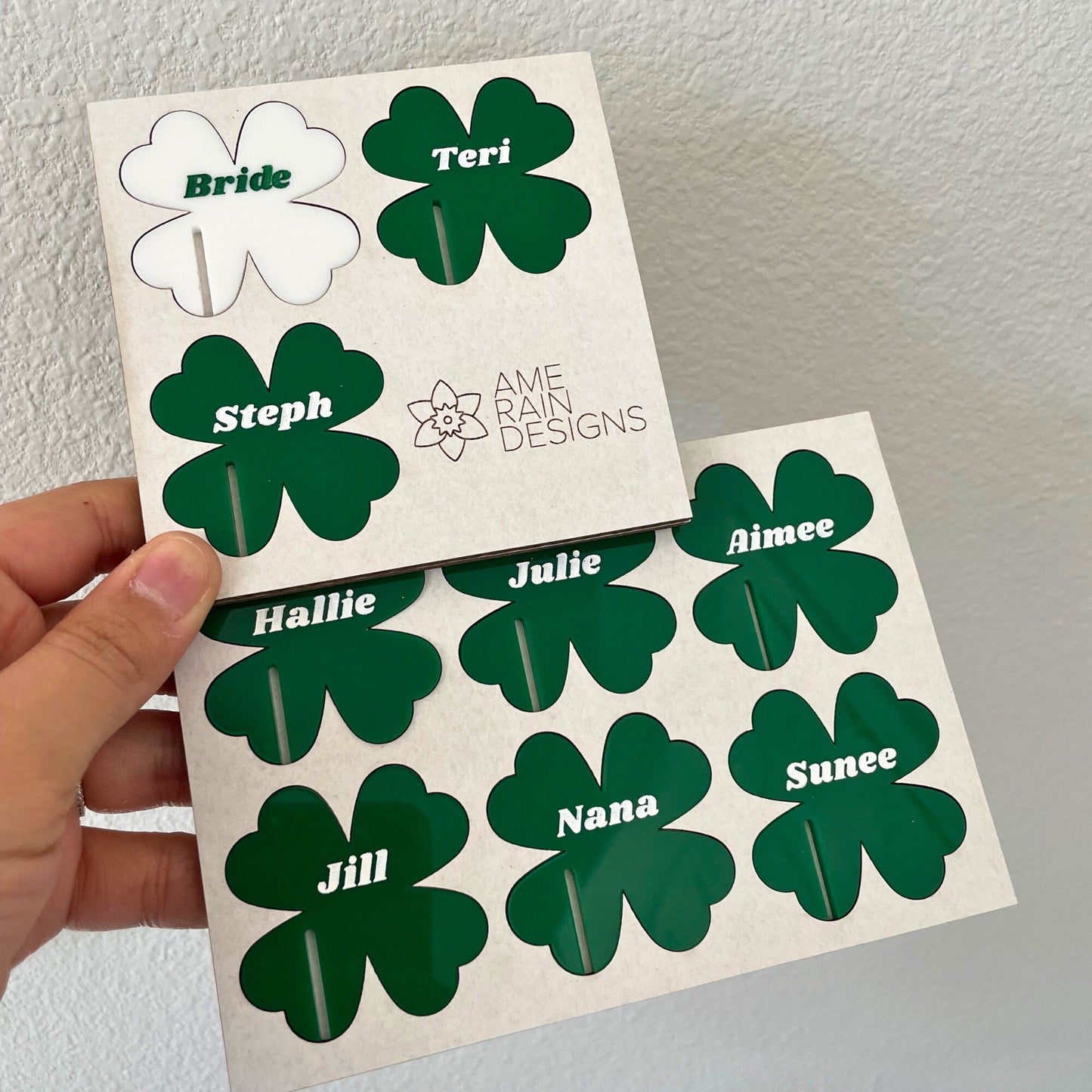 Shamrock Drink Tags