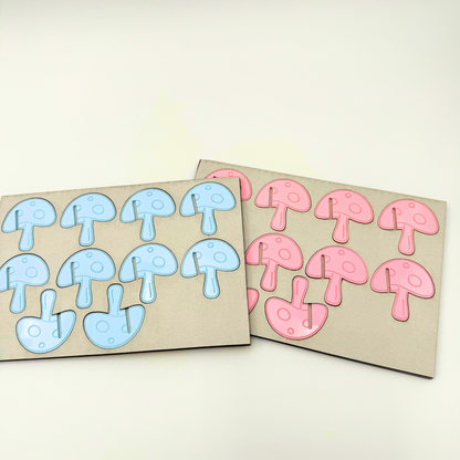 Mushroom Drink Tags-Set of 12