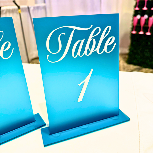 Table Numbers