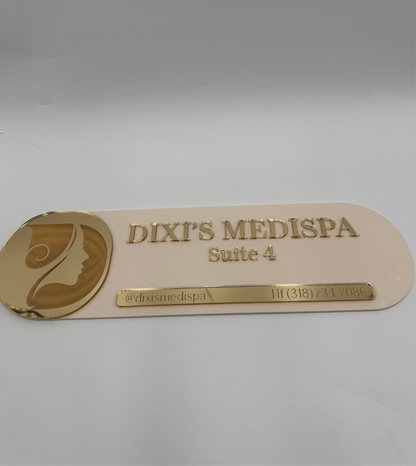 Door Plaque for Business