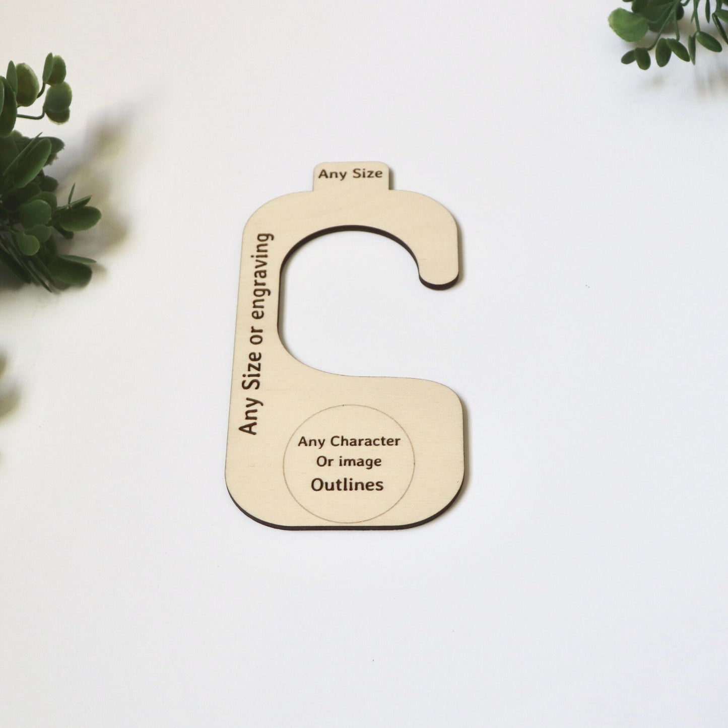 Wooden Closet Divider. Let’s Create Your Personalized Hanging Size Markers.