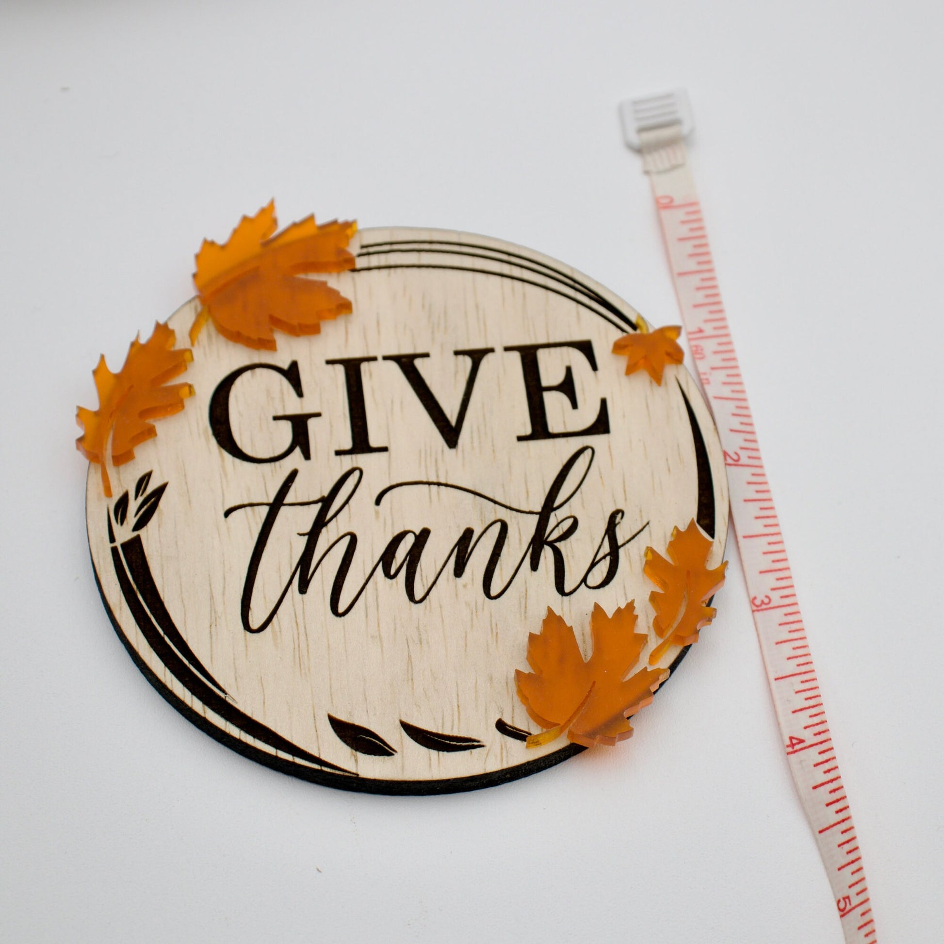 Thanksgiving Place Cards, Table Decor, Perfect for Friendsgiving & Dinner Parties, Holiday Favors With Acrylic Details