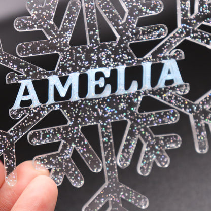 Snowflake Ornament Personalized