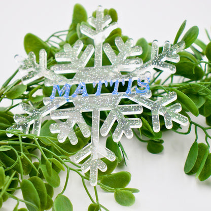 Snowflake Ornament Personalized