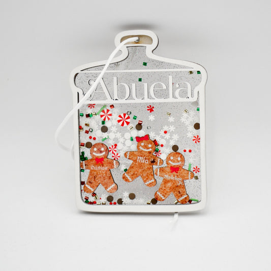 Gingerbread Cookie Jar - 4D Shaker Ornament