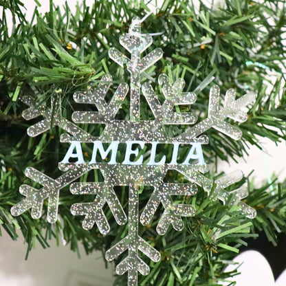 Snowflake Ornament Personalized