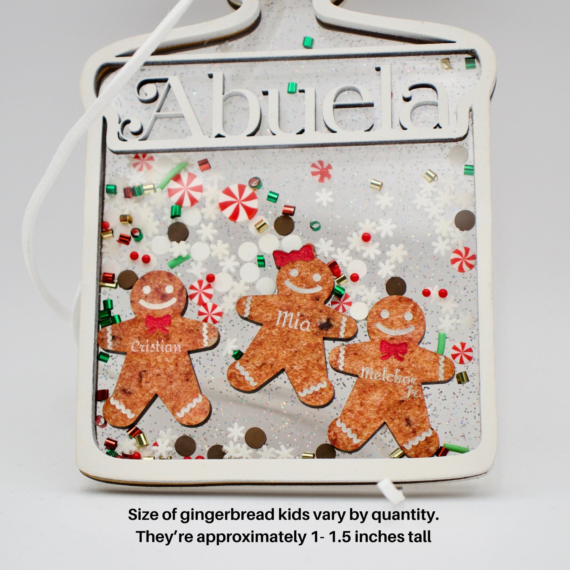 Gingerbread Cookie Jar - 4D Shaker Ornament