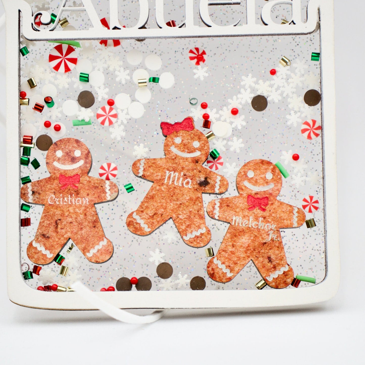 Gingerbread Cookie Jar - 4D Shaker Ornament