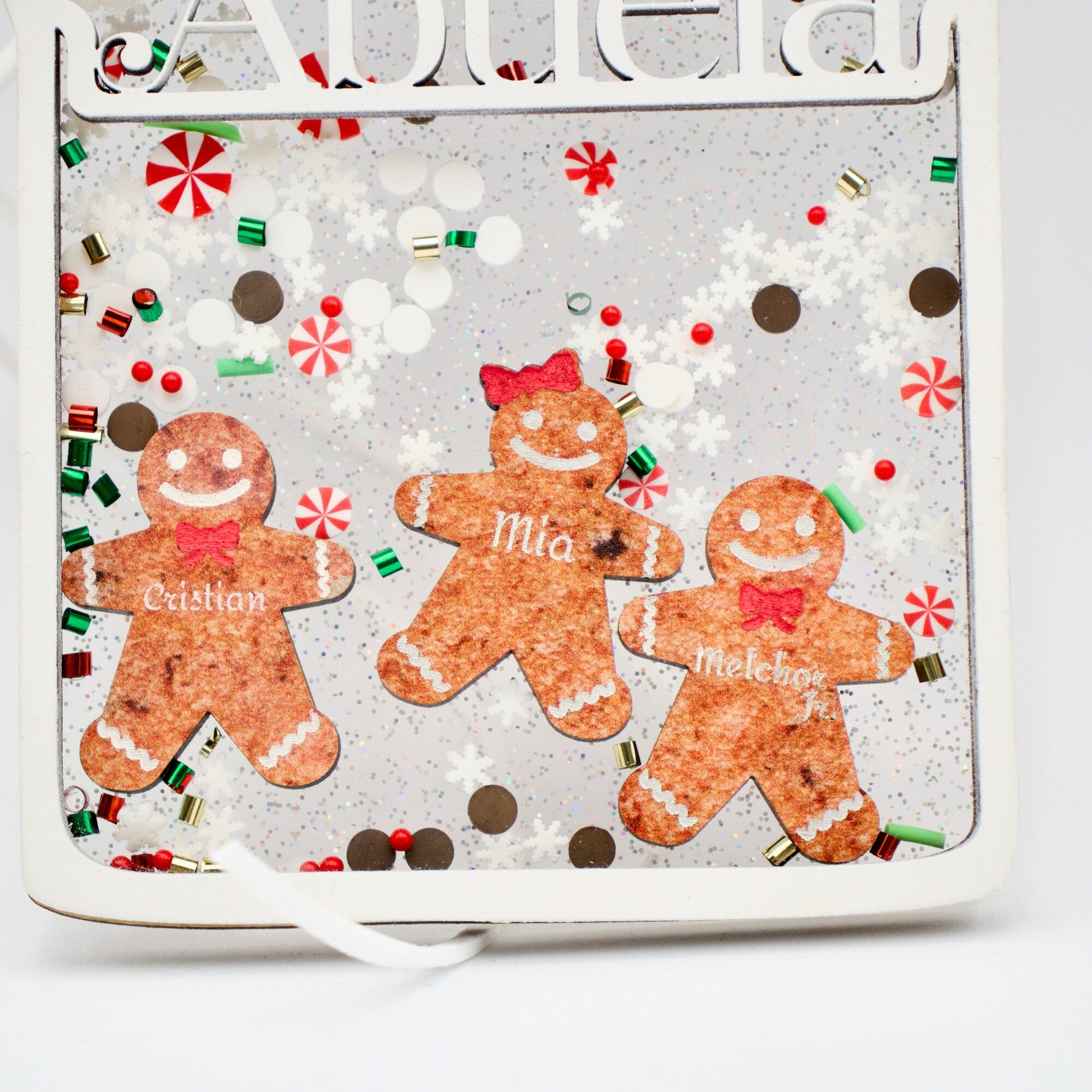 Gingerbread Cookie Jar - 4D Shaker Ornament