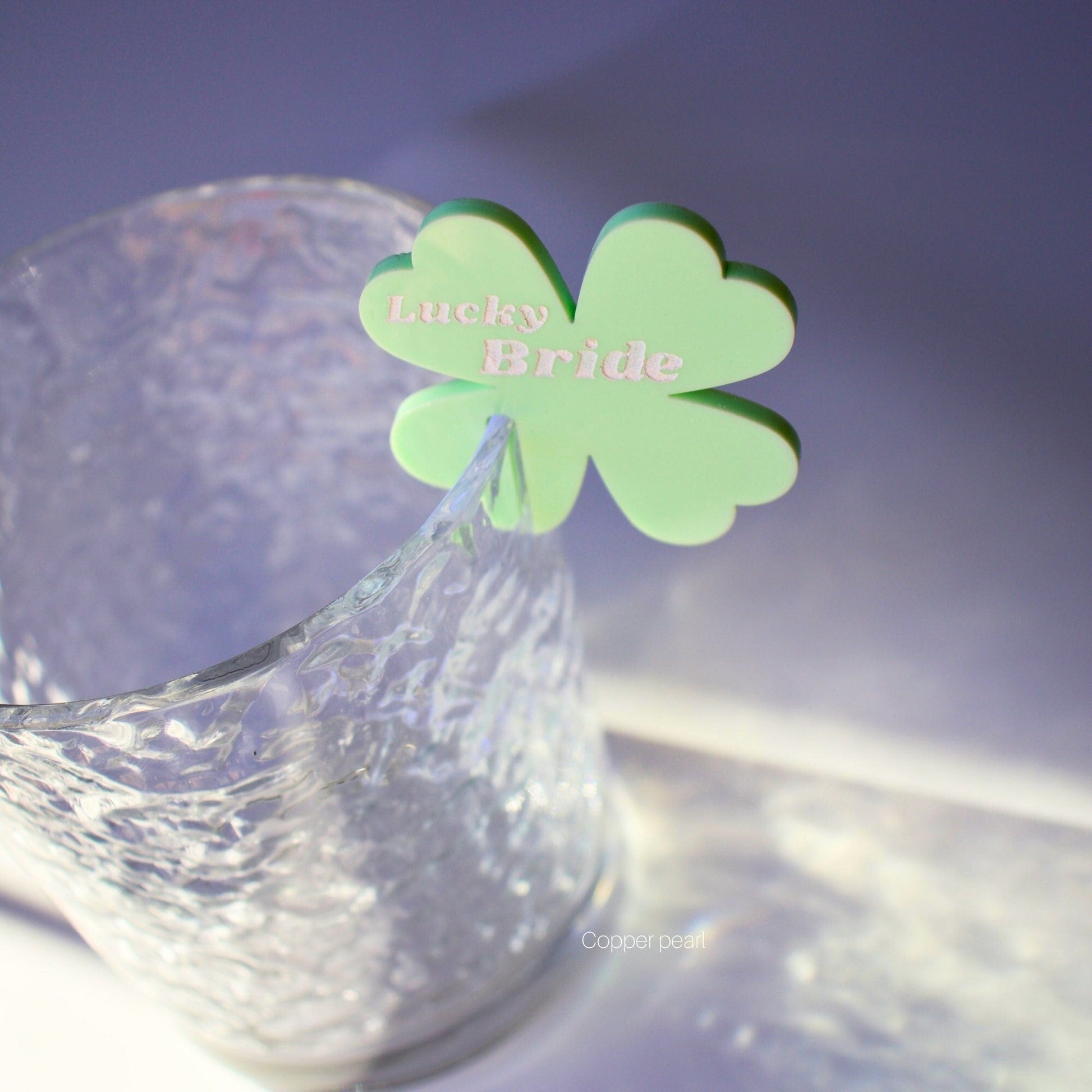 Shamrock Drink Tags- Set of 20 in Pastel Colors