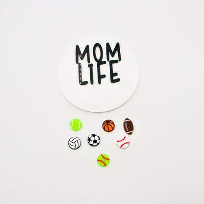 Sports Mom Bogg Tag - Select Which Sports! Mom Life Bogg Bag Accessory For The Trendy Busy Mama, Perfect DIY Mom Gift