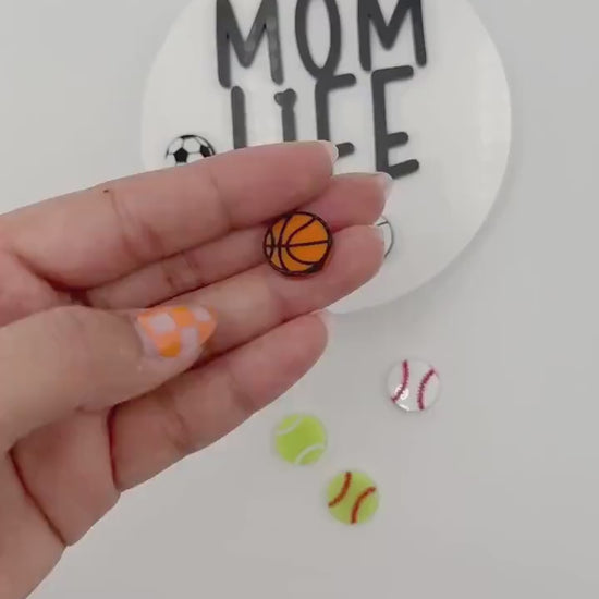 Sports Mom Bogg Tag - Select Which Sports! Mom Life Bogg Bag Accessory For The Trendy Busy Mama, Perfect DIY Mom Gift