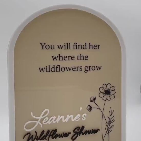 Wildflower Bridal Shower Sign