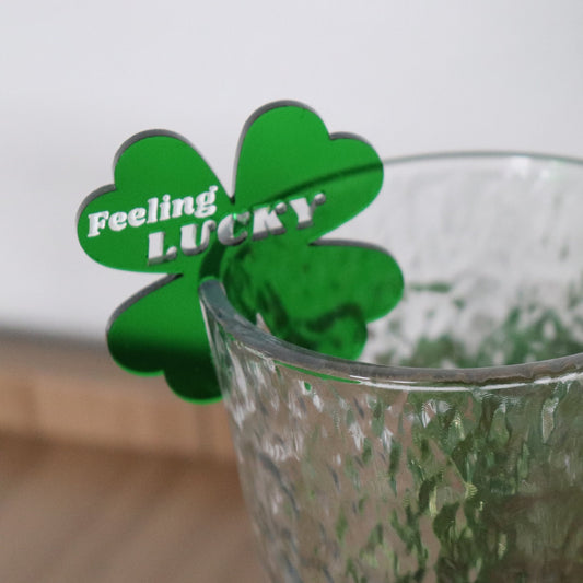 Shamrock Drink Tags